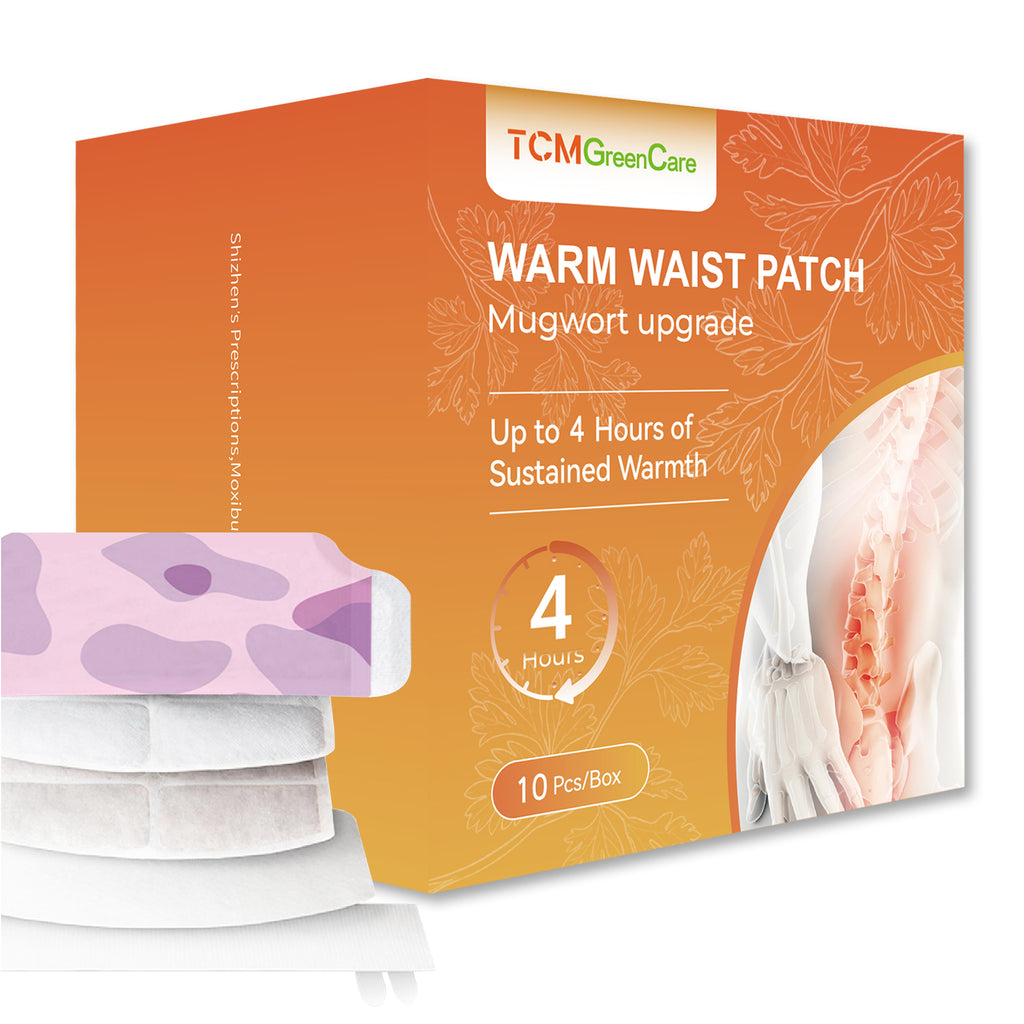 Moxibustion Heat Patch, Natural Wormwood Patch for Relief of Back Pain & Fatigue
