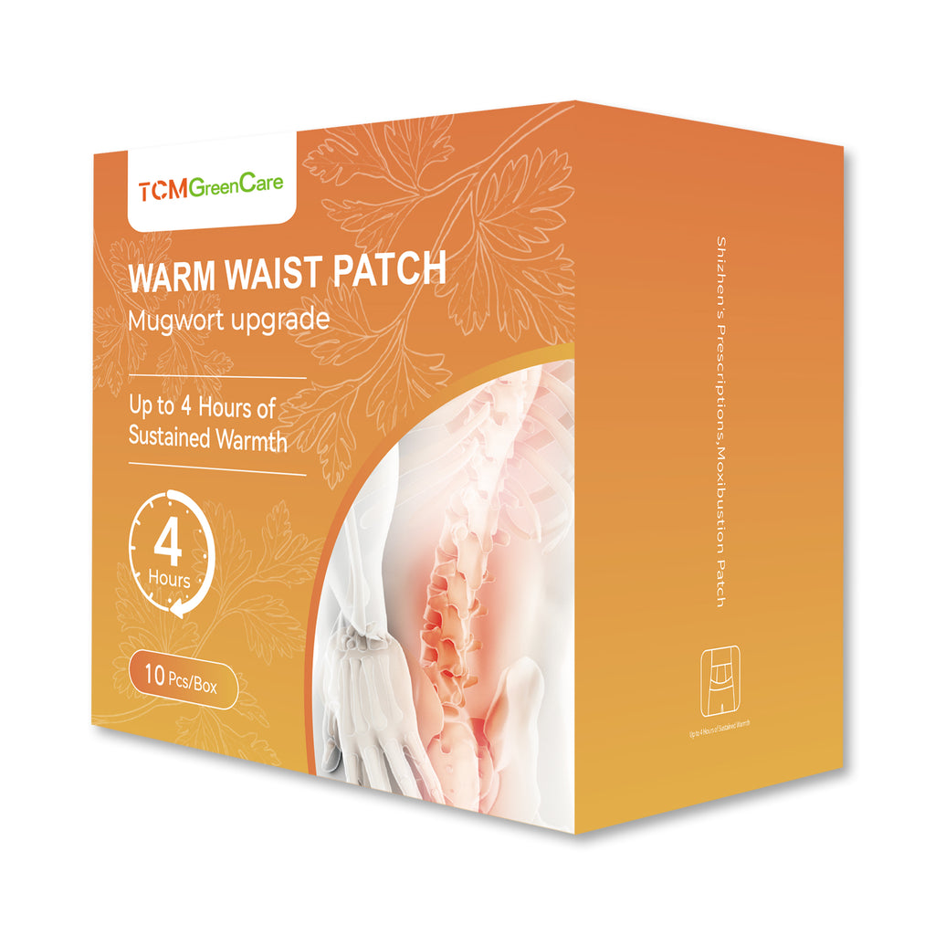 Moxibustion Heat Patch, Waist & Abdomen Therapy HeatWraps, Natural Wormwood Patch for Relief of Back Pain & Fatigue, and Menstrual Cramps 10 Packs