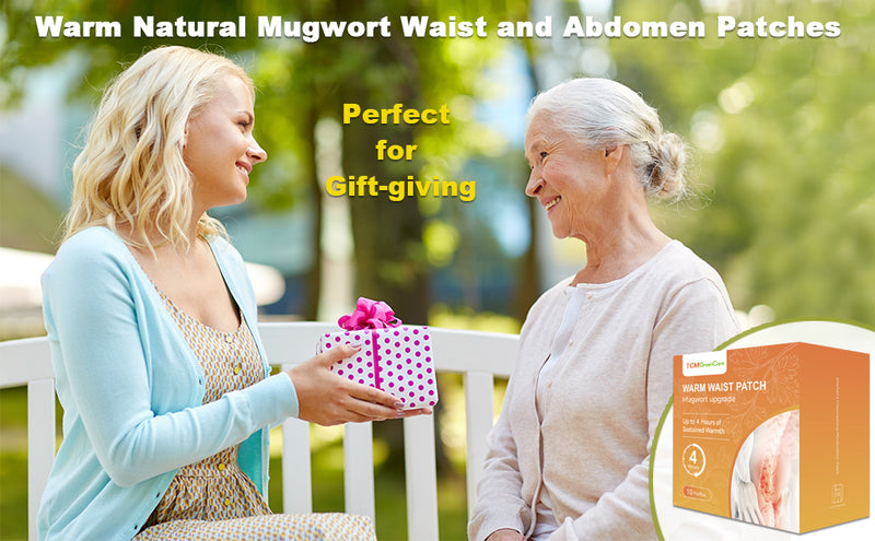 Moxibustion Heat Patch, Natural Wormwood Patch for Relief of Back Pain & Fatigue